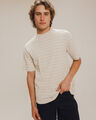 Playera Fit Relajado Blanca,ARENA